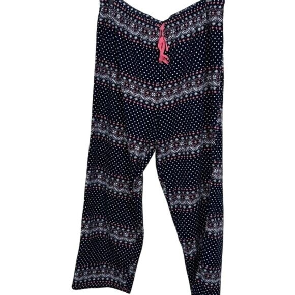 Cuddl Duds Womens Medium Pajama Pants With Drawstring - Picture 1 of 7